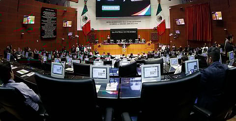 Senado avala reforma que permitiría portar armas a funcionarios del SAT y Pemex