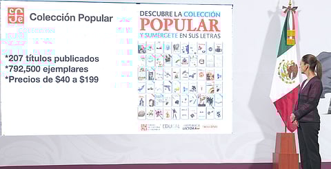 Del 2019 a la fecha el Fondo de Cultura Económica ha producido 21 millones de libros y vendido 24 millones en México, de la editorial del Fondo y otras editoriales; en el extranjero 6 millones de libros