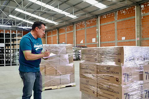 Llega al Instituto Electoral de Michoacán material electoral para elección de personas juzgadoras