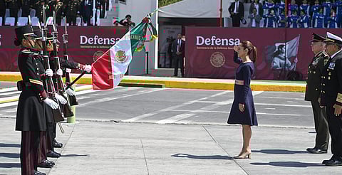 Sheinbaum honra resistencia mexicana en el 5 de mayo