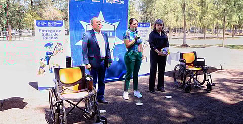 Con entregas de sillas de ruedas, SSP avanza en el programa de Equinoterapia