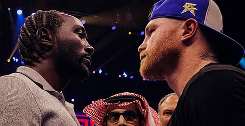 Terence Crawford le calienta el terreno al “Canelo” Álvarez con primer "golpe"