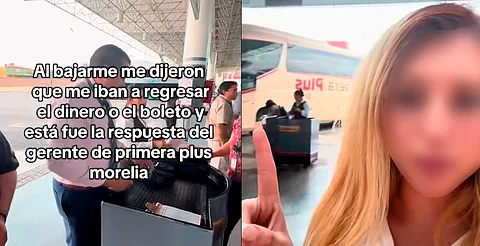 Madre denuncia agresión por maleta en autobús de Primera Plus en Morelia