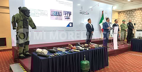 Durante abril se aseguraron 523 artefactos explosivos: SSP