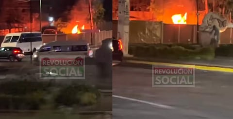 Reportan incendio dentro la Escuela Secundaria Técnica 3, frente a Zoo de Morelia