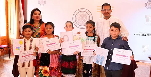 Premian a niñas y niños que participaron en el “Primer concurso de dibujo parlamentario 2025”