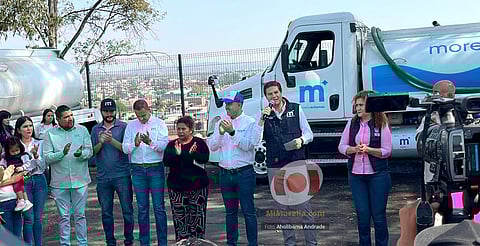 Atienden a 680 colonias de Morelia con programa de pipas de agua