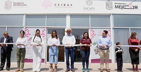 Inaugura Bedolla en Zacapu el décimo Centro para el Bienestar que reconstruye el tejido social