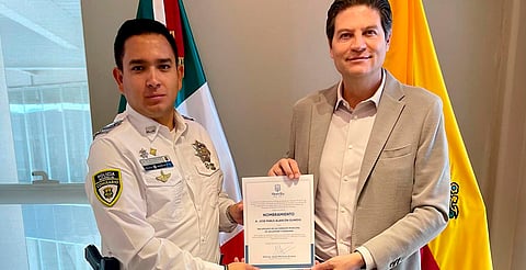 Entrega Alfonso Martínez nombramiento a Pablo Alarcón como encargado de la Comisión Municipal de Seguridad