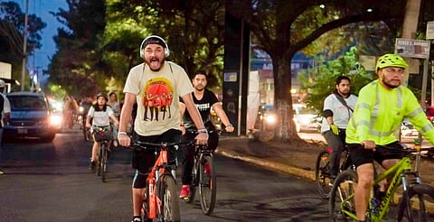 Hoy se realiza la Gran Rodada Nocturna, por el 484 aniversario de Morelia