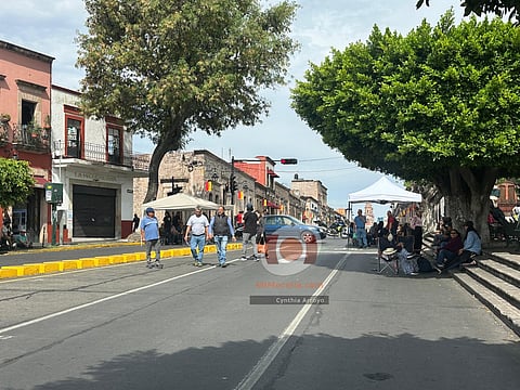 Comerciantes del centro de Morelia estiman pérdidas de 6 mdp por bloqueos: Covechi