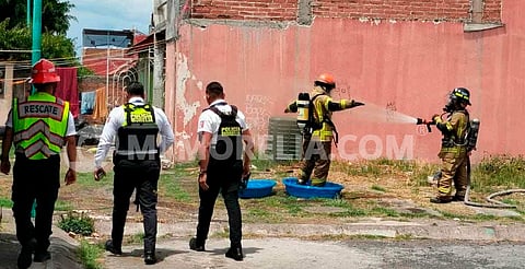 Morelia: niños activan granada de gas lacrimógeno y se intoxican