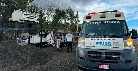 Dos mujeres y una bebé las lesionadas por volcadura en la Morelia-Pátzcuaro