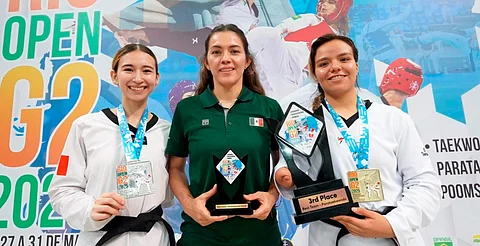 México suma oro, plata y reconocimiento en el Open Río 2025 de Para Taekwondo