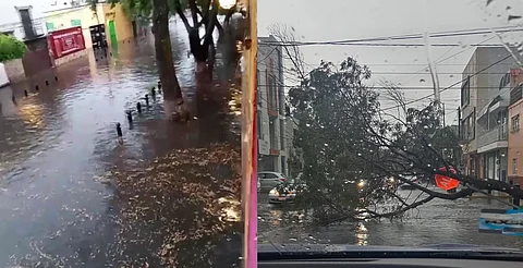 Preliminar: estas son las afectaciones tras fuerte lluvia y granizo en Morelia