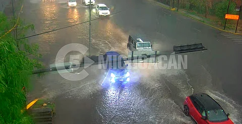 Zonas inundadas en Morelia: ¿cuáles evitar tras la fuerte lluvia?
