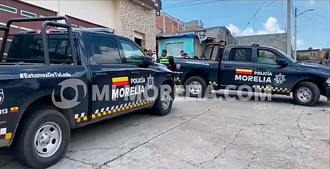 Hombre resulta herido por arma de fuego al poniente de Morelia