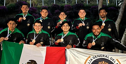 FGE Michoacán obtiene 3er lugar en torneo internacional de futbol, en Grecia