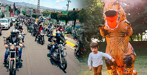 Disfratón biker en Morelia: motos, disfraces y fiesta por el Día del Padre