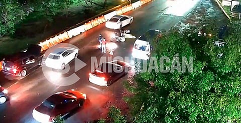 Se registra choque en Lomas de Morelia; hay tránsito lento en la zona