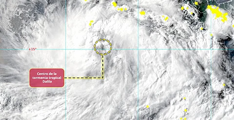 Desde Lázaro Cárdenas hasta Playa Pérula: zonas en vigilancia por tormenta Dalila