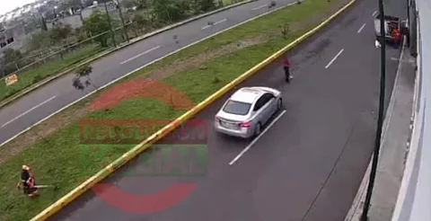 Imágenes sensibles: atropellan a trabajador en avenida de Morelia