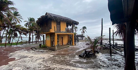 Quedan remanentes de la tormenta tropical "Dalila"