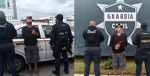 Intentó huir con taxi robado y pistola falsa: así lo detuvo la Guardia Civil