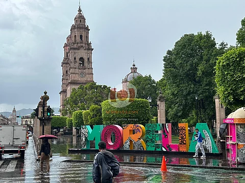 Hoy se mantiene cielo nublado y clima fresco en Morelia