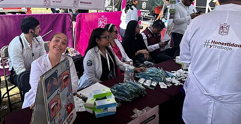 Este viernes, servicios de salud gratuitos en Plaza de Armas de Morelia