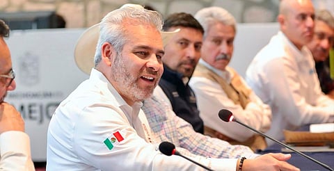 Firma Bedolla convenio para la tecnificación del distrito de riego 020 Morelia-Queréndaro