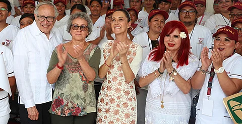 Este programa y ustedes van a hacer historia: Sheinbaum en asamblea de Salud Casa por Casa en Campeche