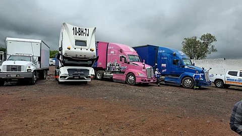 SICT Michoacán, Guardia Nacional, FGE y sector transportista supervisan balizamiento del autotransporte federal