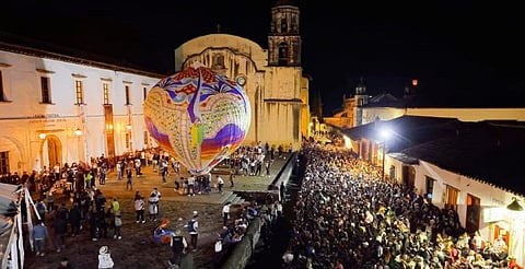 Cuenta regresiva para el vuelo mágico del Cantoya Fest en Pátzcuaro