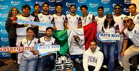 Logran jóvenes del Tec de Morelia entrar al top 10 de la competencia Mate ROV 2025
