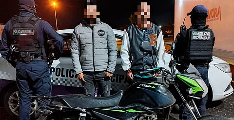 Detenidos en flagrancia, dos en portación de casi un kilo de marihuana en Zamora: SSP