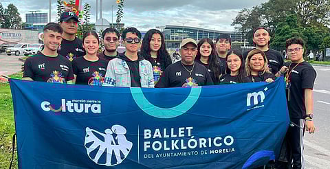 Llega Ballet Folklórico del Ayuntamiento de Morelia a Ibagué, Colombia