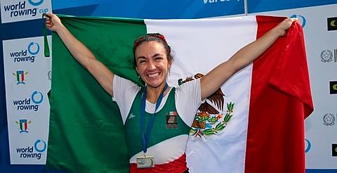 ¡Orgullo mexicano! Kenia Lechuga conquista el oro en la Copa del Mundo de Remo 2025