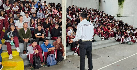 Lleva FGE charlas de prevención de las adicciones a estudiantes de bachillerato en Morelia