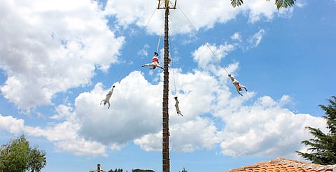 Celebran voladores de San Pedro Tarímbaro 16 años como Patrimonio Cultural Inmaterial