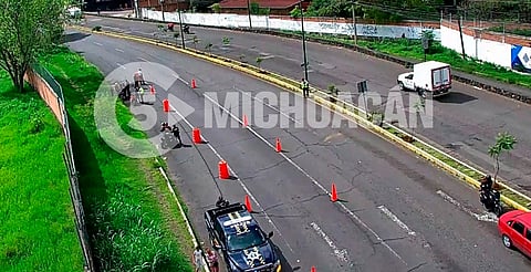 Reducen carriles en Escuadrón 201 por mantenimiento vial