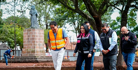 Plaza Gertrudis Bocanegra en Pátzcuaro tendrá mejor accesibilidad: Gladyz Butanda