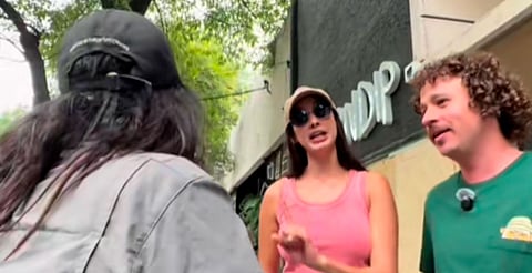 El hecho ocurrió en el contexto de una protesta contra marcas extranjeras