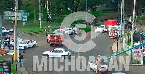 Accidente vial complica tránsito en la Pátzcuaro-Morelia