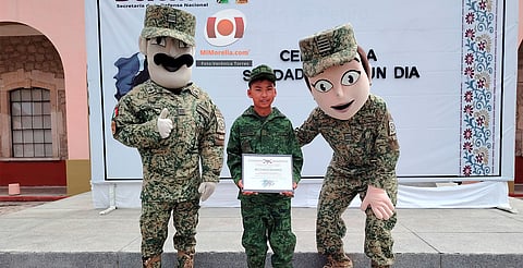 Samuel cumple su sueño y se convierte en soldado