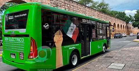 ¿Listos para abordarlo? Taruk, autobús eléctrico mexicano, hará pruebas en Morelia