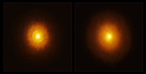 Astrónomos revelan planeta entre gas y polvo gracias a dos telescopios clave