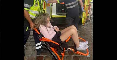 Shanik Berman sufre accidente en Praga y termina hospitalizada