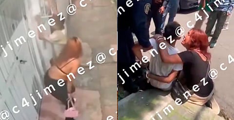 "Nada más fue un espejo": mujer ruega por su novio ladrón tras detención en CDMX