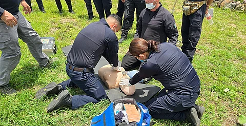 Guardias Civiles se capacitan en intoxicaciones por materiales peligrosos: SSP